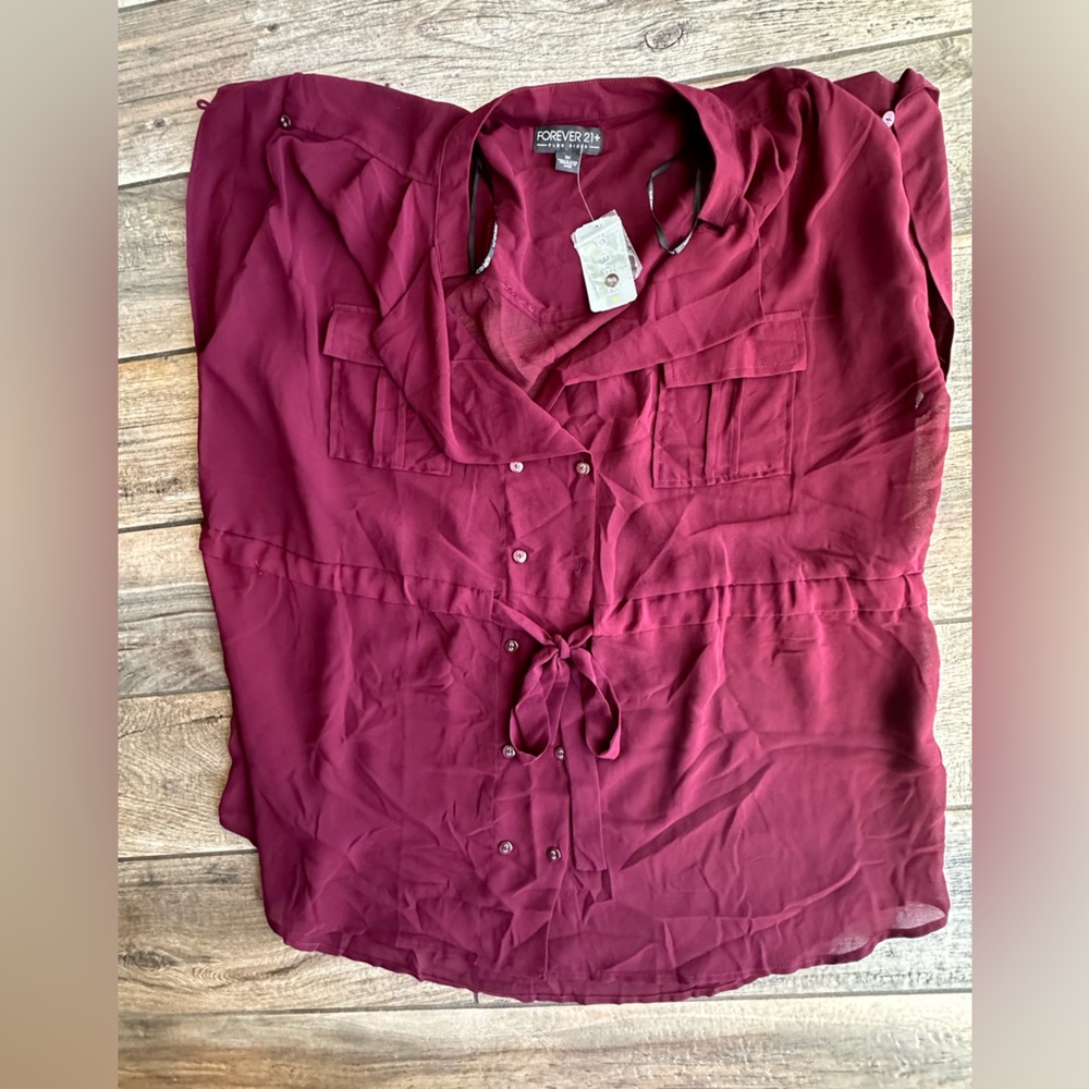 Forever 21 Sheer Top size 3x